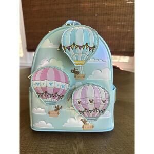 NEW Loungefly Disney Mickey & Friends Hot Air Balloon Pockets Mini Backpack